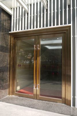 商务楼定制镀金不锈钢