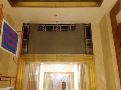 珠海长隆横琴湾酒店室内显示屏钢结构